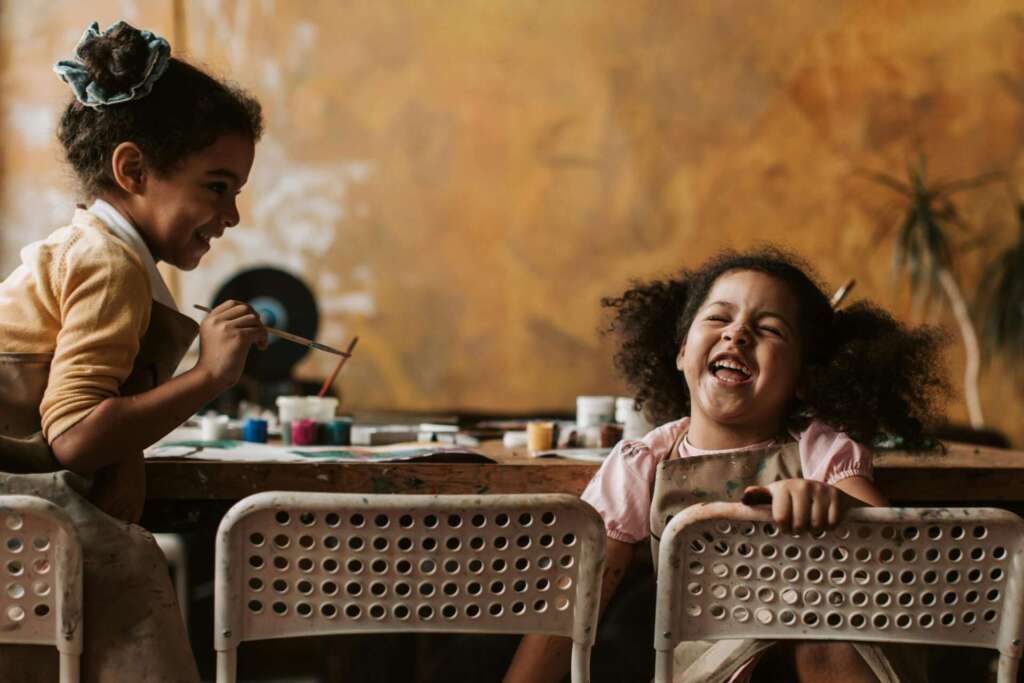 Mindful summer; Photo of Girls Having Fun